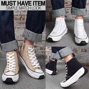 KB-디펜더하이 남성 캔버스화 스니커즈 하이탑 운동화 캐주얼화 남자신발