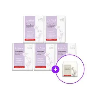 유기농 순면커버 비건생리대 오버나이트 5팩+ 롱라이너1팩(증정)