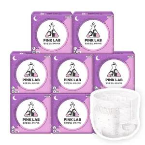 핑크랩 입는오버나이트 팬티형 생리대 대형 4매입X8팩