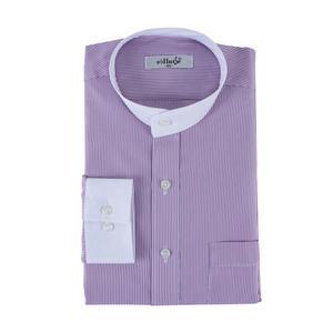 남자 차이나 카라 남방 셔츠 남성 줄무늬 라운드 넥 스트라이프 D차이나-3369