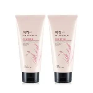 더페이스샵 미감수 브라이트 페이셜 클렌징 폼 300ml 대용량 x 2ea