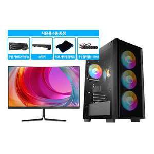 데스크탑 본체+윈도우11+악세사리+게이밍모니터24 (WS2_GM24) 라이젠5 7600X RTX4060 Ti 32G 1TB
