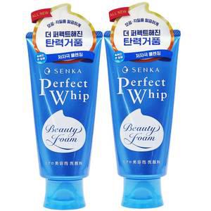 센카 퍼펙트 휩 페이셜 워시 A 클렌징 폼120g x2개 국민클렌징폼 국민세안제