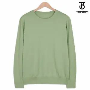 [하프클럽/탑보이]워셔블 캐시 라이크 라운드 니트 (LC098)