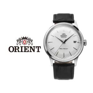 오리엔트 밤비노 Bambino 화이트 남성 클래식 오토매틱 가죽 패션 시계 RA-AC0M03S30B