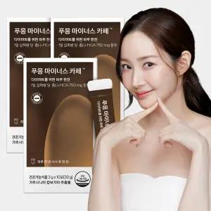 닥터블릿 푸응 마이너스 카페 가르시니아 다이어트 커피 보조제 3박스