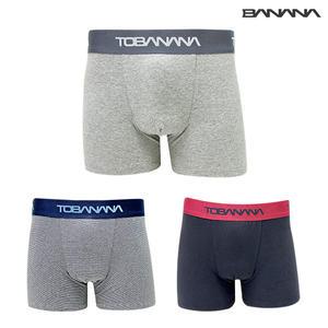 [투바나나] 남성 국산 순면 스판 드로즈 사각팬티  3175 속옷 면스판