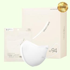 [공식판매처] 참존 톤업핏 블랙라벨 라이트 KF94 마스크 소형 오픈 화이트 25매