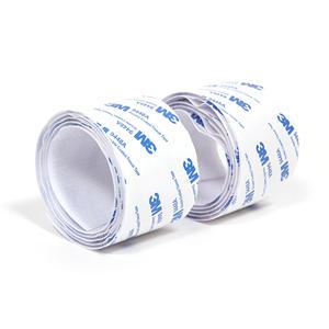 강력 벨크로 찍찍이 테이프 길이 1M 폭 5cm 화이트/접착 고정 부착 쇼파 침대 패드 매트 밀림방지 접착형 롤타입 암수세트