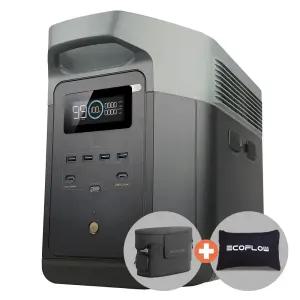 에코플로우 델타2맥스 EFD350 2048W 인산철 파워뱅크 캠핑배터리 올인원 220V