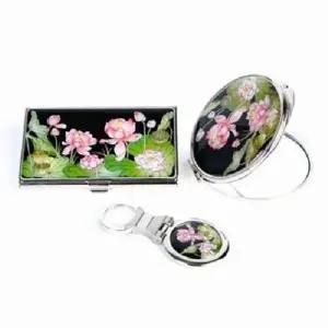 (SM)자개손거울3종세트 연꽃