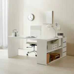 아이비 와이드 1400 1600 데스크 코너형 책상 서랍 선택 서랍만 구매 가능