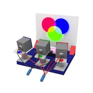 각도 조절 빛 합성기 /과학/실험/학습/교구