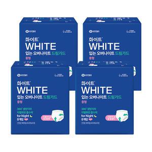 화이트 입는 오버나이트 드림가드, 중형, 8매, 4개