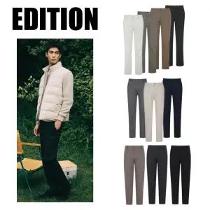 남자 가을 겨울 면스판 기모 치노/슬랙스 팬츠 10종 NEE4PP1901