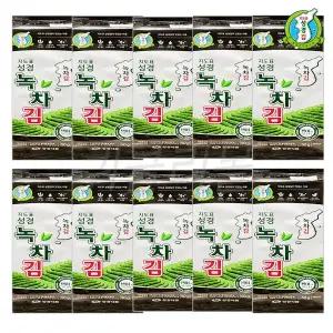 성경김 녹차 조각김 50g 10개