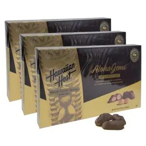 하와이안호스트 알로하 젬스 마카다미아 초콜릿 227g x 3개 밀크초콜릿 코스트코