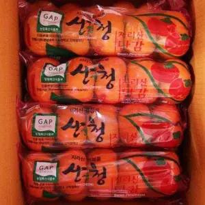 [이베따]GAP인증 산청 호랑이 줄단감 선물세트 5kg(25과/중과) 실중량