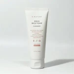 에스네이처 아쿠아 라이스 약산성 클렌징폼 160ml 1개