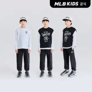 [택가129,000원][MLB키즈]바시티 VEST 긴팔 3 SET NY (Black)7AS1V0151-50BKS