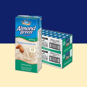 아몬드 브리즈 오리지널 밀크 저당 두유 48개