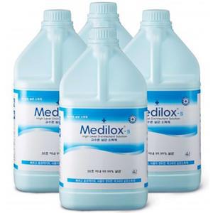 감염예방 대용량 리필용 고수준 메디록스 살균소독제 4L 4통 강력살균 저자극