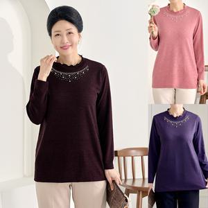 [엄마옷 로즈맘] 러비진주셔링티셔츠