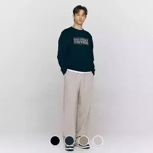 115510 TR 밴딩 와이드 팬츠