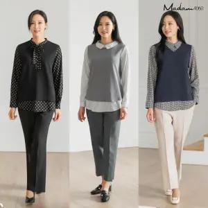 [마담4060]레이어드 블라우스 3종