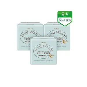 [깨끗한나라]생리대 디어스킨 리얼모달 슈퍼롱 오버나이트 8P 3개