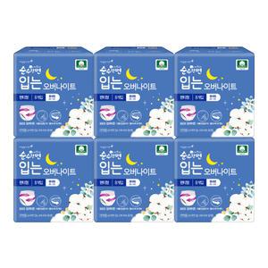 순수한면 입는오버 중대형 8P X 6팩