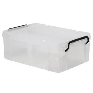 오케이 리빙박스 220 22L NA 수납박스 수납정리함 투명 옷정리함 다용도 보관함