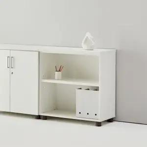 퍼스 2단 오픈장 사무실 수납장 사무용 책장