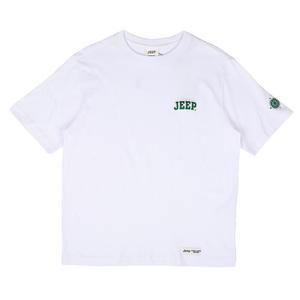 JEEP 25S/S 대문자와펜 반팔티셔츠 JQ6TSU156-화이트