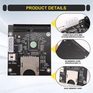 SD 3.5 인치 IDE 40 핀 변환기 카드 어댑터 내장형 스토리지 확장