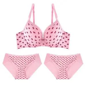 [롯데백화점]예스 리본 러블리 풀컵 브라 팬티 2장세트 YSWBB141YSWPB141-2