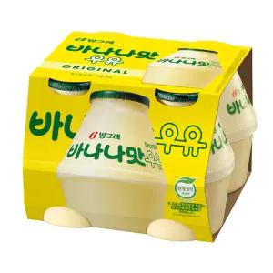 [빙그레] 바나나맛 우유(240ml4개) 960ml