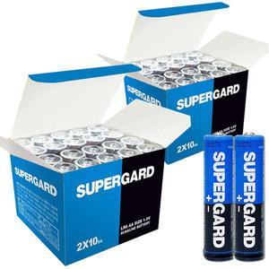 벡셀 알카라인 슈퍼가드 건전지 AA 20알 + AAA 20알 벌크