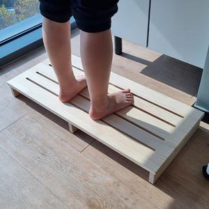 이앤위즈 씽크업 키높이발판800 원목 책상발판 다목적 싱크대 발받침대 디딤판