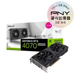 PNY 지포스 RTX 4070 SUPER VERTO OC D6X 12GB DF STCOM 공식인증점