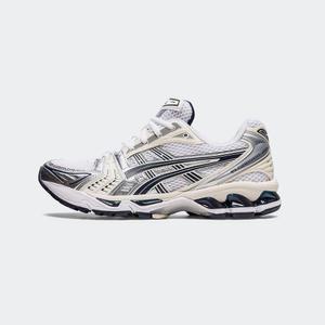 국내발송 아식스 우먼 젤 카야노 14 화이트 미드나잇 운동화 1202A056-109