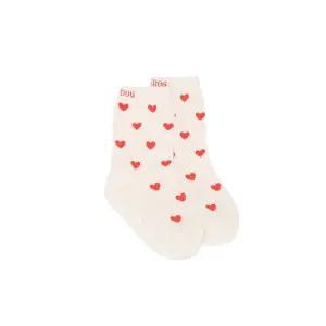 갤러리아 IV)미니 하트 울오버 하프 양말(45A14-810-03)