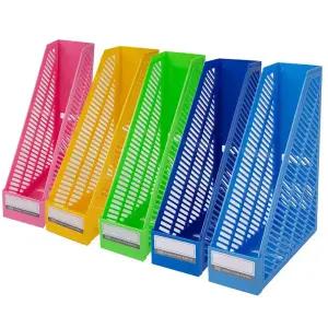 SD 화일박스 개폐형 멀티 파일 박스 문서 보관 서류꽂이 플라스틱 책꽂이 280