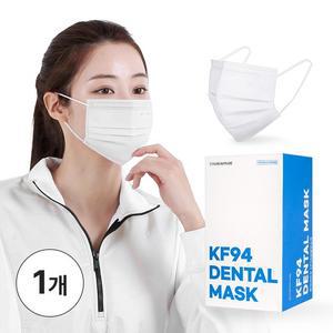 퓨어네이처 국산 볼밀착특허 KF94 덴탈형마스크 화이트 대형 1개씩 포장 1박스 총 30매