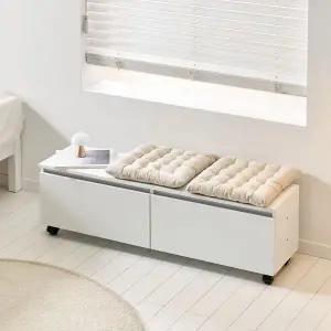 히트가구 C1327 서랍 수납장 바퀴형 1200 1color