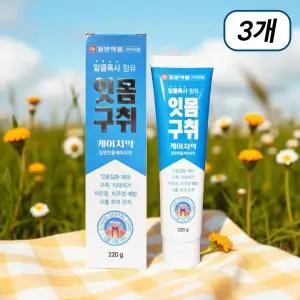 일양 잇몸구취 치약 220g, 3개 잇치 구취 치태 제거