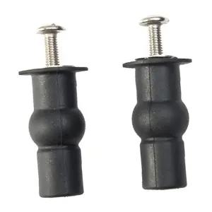 2개 변기 뚜껑 커버 나사 경첩 교체 양변기 시트 고정 부속품 연결 고무