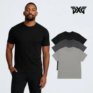 [PXG] 골프 25SS 남성 프리미엄 반팔 3PACK 티셔츠 세트