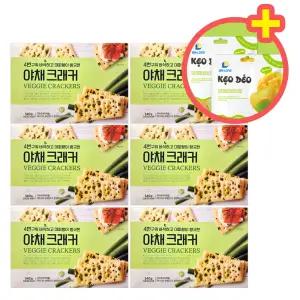 대파맛 야채 크래커 340g 홈플러스 x6개 (다이롱 망고젤리 50g 2개 증정)