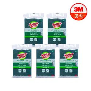 [3M] 다목적 수세미(중) 3입(찌든때세척용) 5개세트